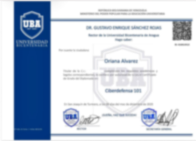 Certificado UBA Ciberdefensa 101